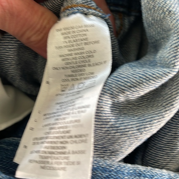 CURRENT/ELLIOTT Denim Jean Jumpsuit Cropped Coverall One Piece - Picture 11 of 11